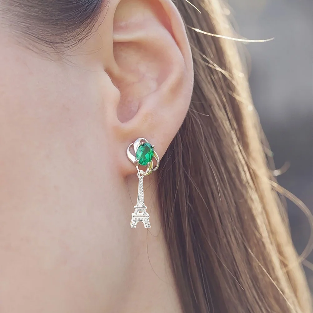 

100pcs Eiffel Tower Charms Vintage Alloy Pendants For Diy Jewelry Making Keychains Necklaces Bracelets Craft Projects Efile