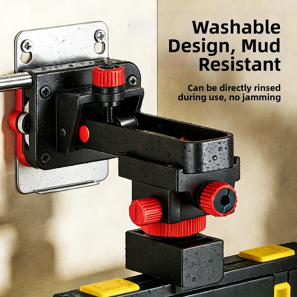 

Powerful Magnetic Hold Adjustable Leveling Wall Bracket Strong Magnetic Support with 360° Adjustable Wall-mounted Level