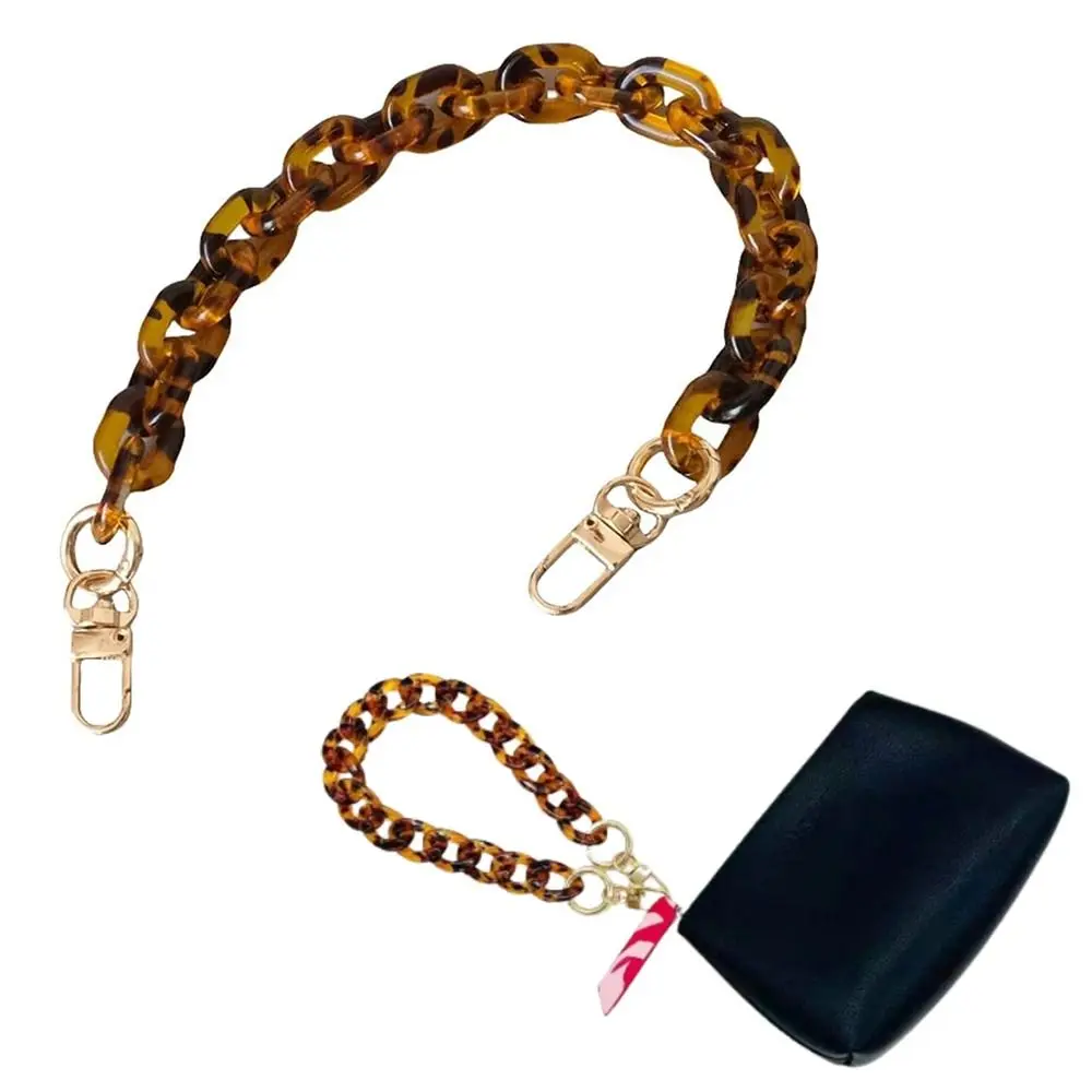 Leopard Messenger Bag Chain Retro Style DIY Bag Pendant Chain Detachable Shoulder Strap Charm Bag Accessories Bag Accessory