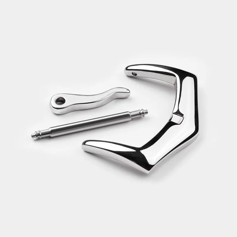 Ремешок для часов из нержавеющей стали 16 мм 18 мм, пряжка для женщин и мужчин, серебристый, однотонный металлический ремешок для часов, аксессуары для ремешка из полипропилена