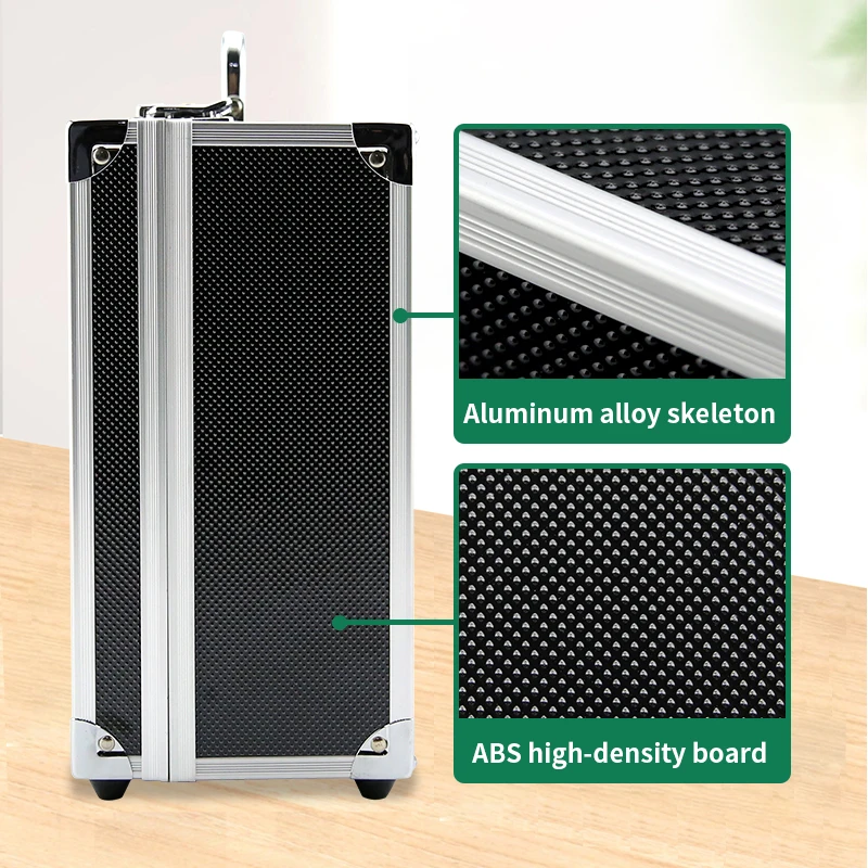 TAIDU Aluminum Alloy Tattoo Carrying Case Sturdy ABS Material Tattoo Case Box With Locker Tattoos Tool Box