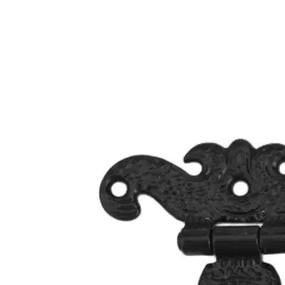 4PCS T Hinges in Antique Finish Zinc Alloy for Cabinets Wooden Boxes Shed Doors and for traditional Furniture Builds