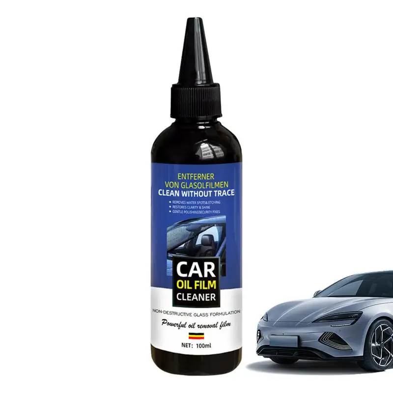 

Glass Oil Film Remover Universal Powerful Liquid Spray 100ml Crystal Hydrophobic Plating Spray car glass water spot remover