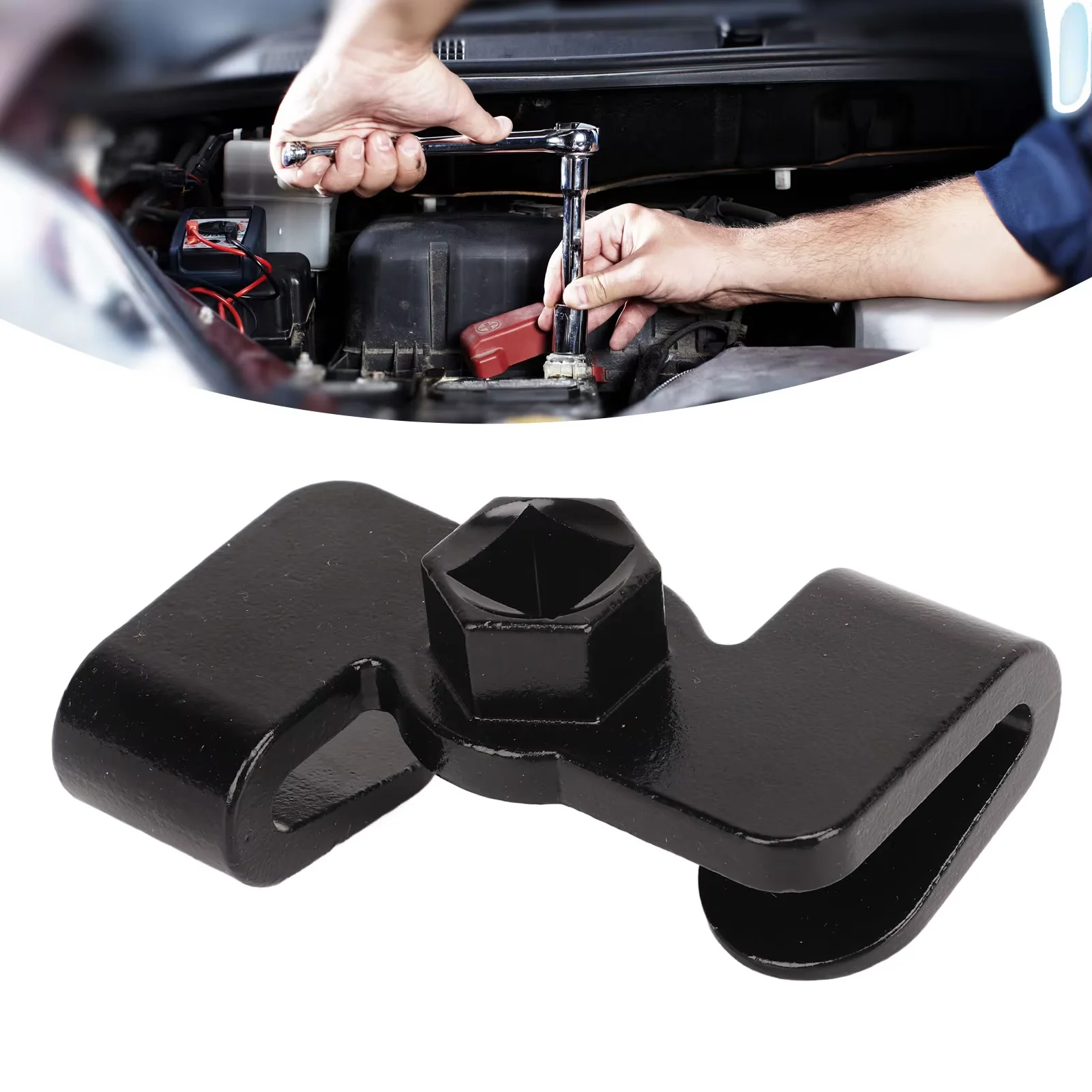Universal Wrench Extension Tool, Hex Socket Drive Adapter, Auto Repair Ratchet Extender for Cars, Heavy Duty Mechanic Hand Tool