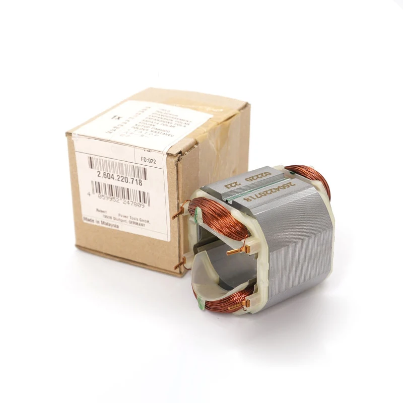 Armadura para Bosch, Broca De Mão Genuína, Broca De Impacto, Rotor, Substituição De Estator De Âncora, 4 Dentes, AC220-230V, GSB13RE GSB600RE