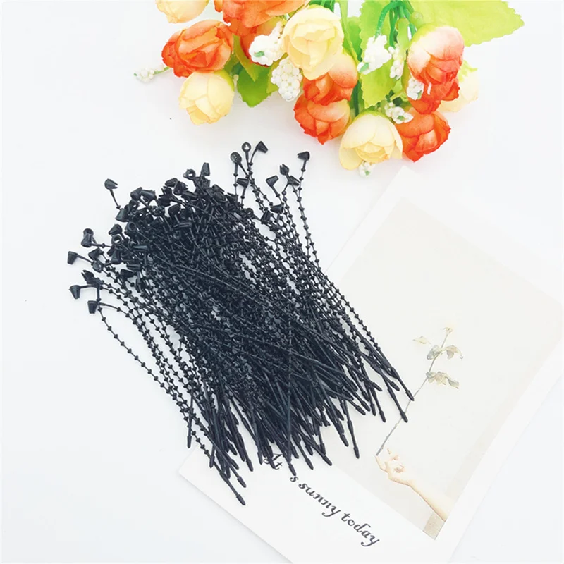 10000Pcs/Milieu Plastic 3/5/7/9 Inch Vergrendeling Tag Touw Kleding Accessoires Diy Schoenen En Hoeden kleding Tag Touw Groothandel