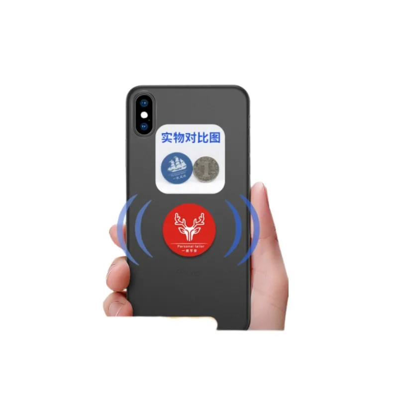 1 قطعة 13.56Mhz تتفاعل ملصق CUID Keytag العلامة S50 1K مكافحة العلامات المعدنية كتلة صغيرة 0 إعادة الكتابة NFC رقاقة الذكية ناسخة رمز