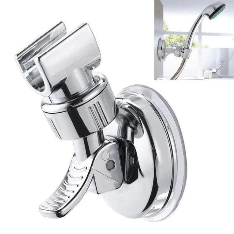 1PC Adjustable Shower Bracket 360° Rotatable Shower Holder Self-adhesive Shower Head Holder Bathroom Accessories