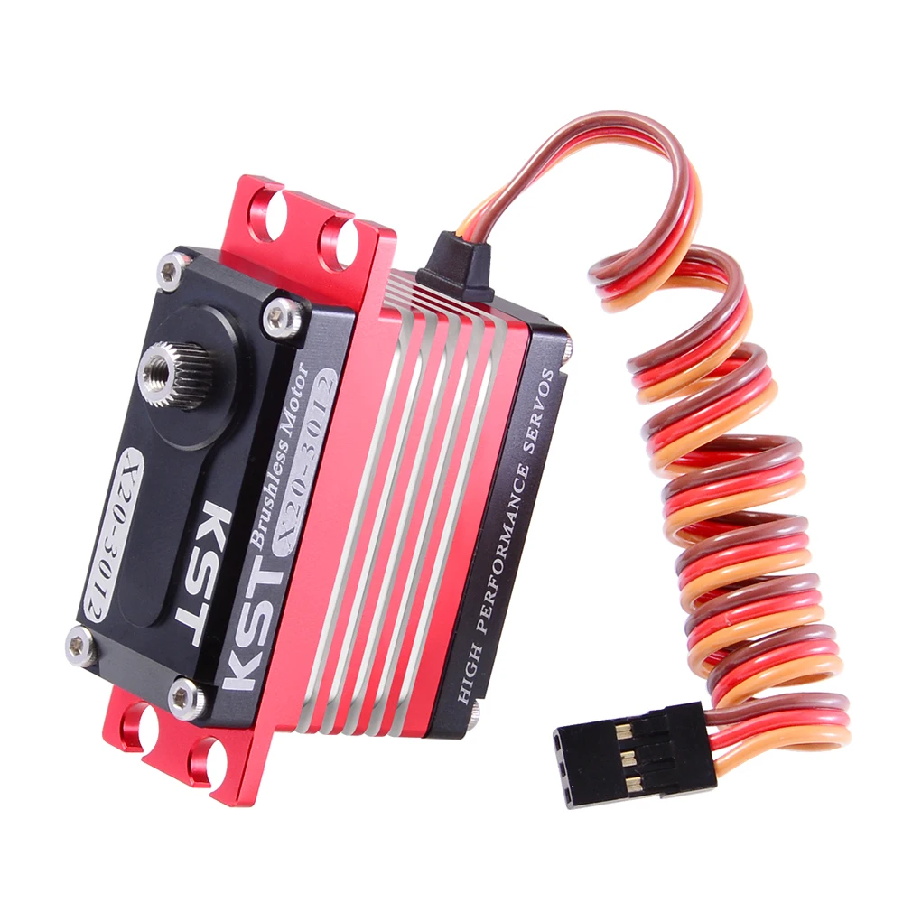 

KST X20-3012 35Kgf.cm 0.11sec HV Brushless Digital Metal Gear Servo For RC Cars Airplanes