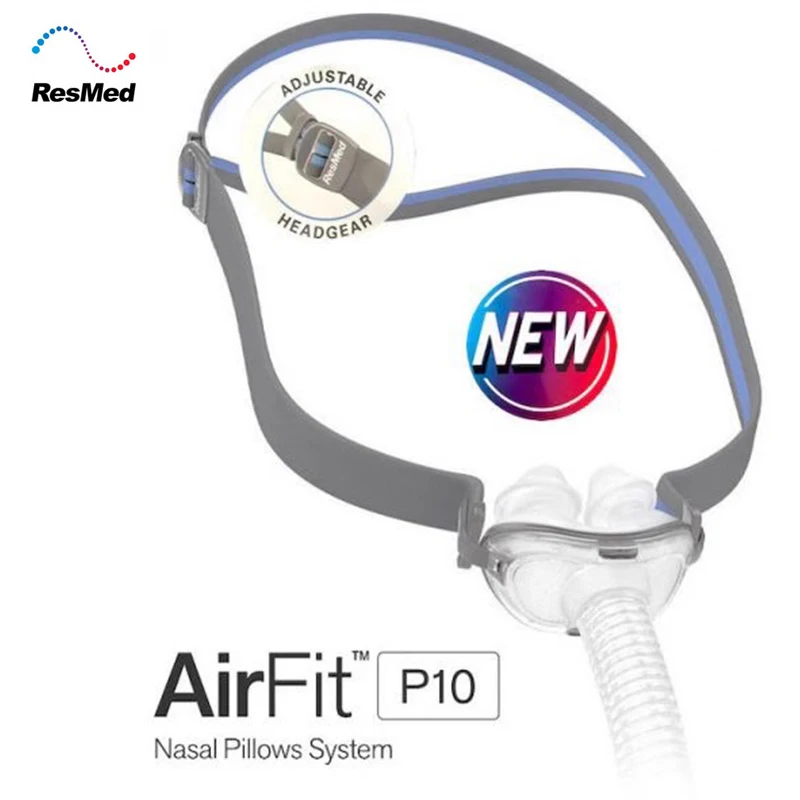 Original Airfit P10 Nasal Pillow Mask for Resmed Philips CPAP Auto CPAP Bipap Mask Anti Snoring Sleep Apnea COPD Mask