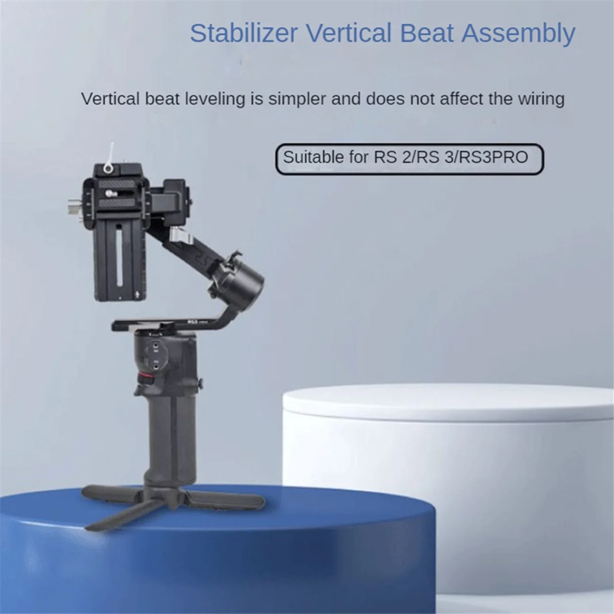 

B47C Stabilizer Vertical Plate for DJI Ruyi RS3 RS2 Pro Vertical Camera Mounting Kit Handheld Stabilizer Vertical Plate
