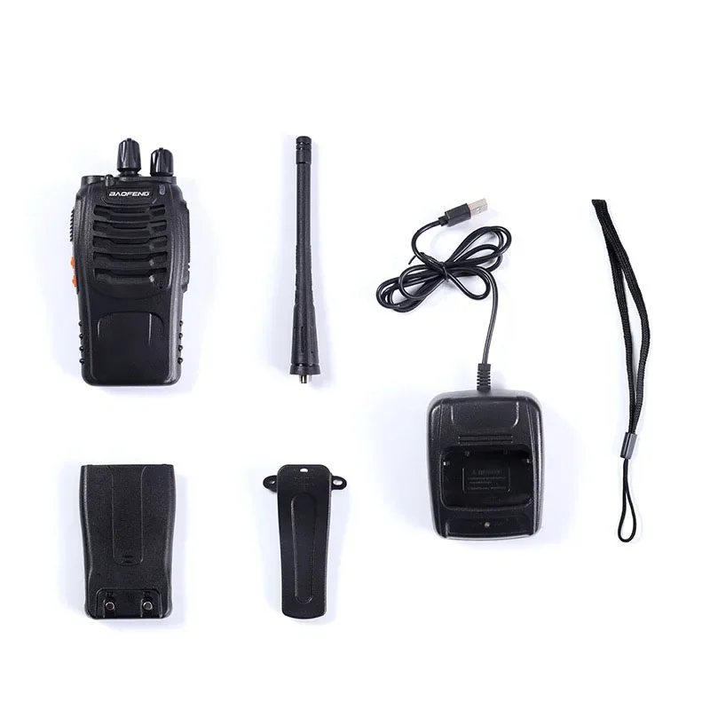 KOOJN 1 pz BF-888S Walkie Talkie unità esterna ad alta potenza cantiere magazzino ristorante Hotel