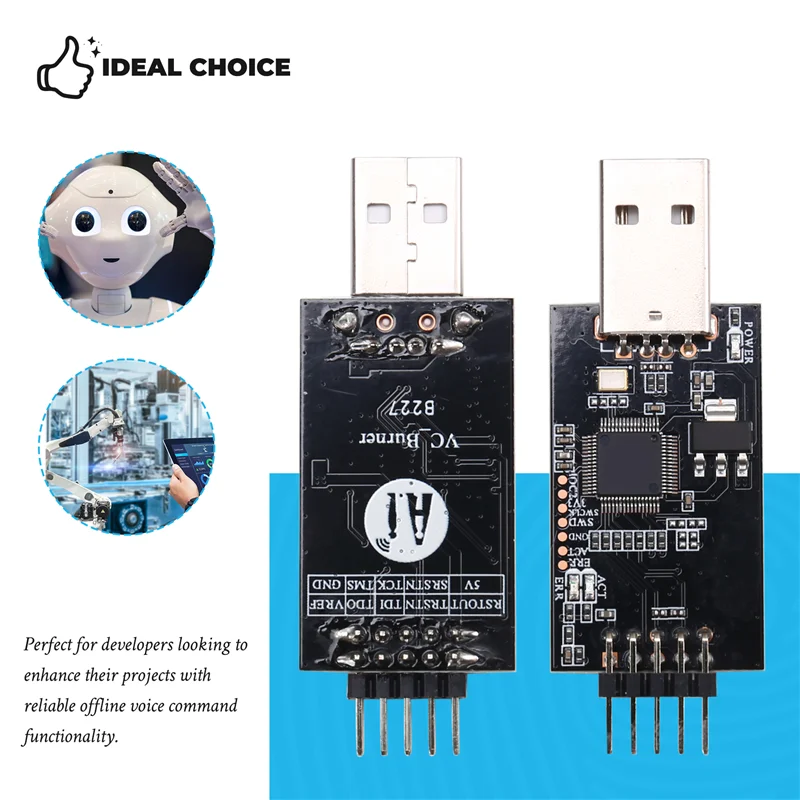 A42Z-VC-02 Voice Debugger AI Intelligent Offline Voice Module, Speech Recognition Control
