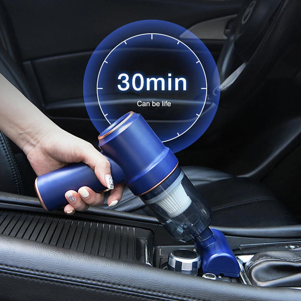 Imagem -02 - sem Fio Handheld Air Duster Aspirador sem Fio Mini Air Blower Portátil para Computador Teclado Laptop Limpeza de Carro 8000pa