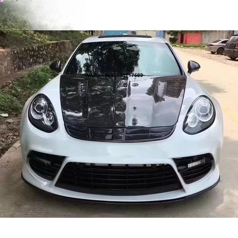 For 2014-2017 Panamera 970 970.2 Half Carbon Fiber Bumper Car Upgrade MSY Half Carbon Fiber Body Kit