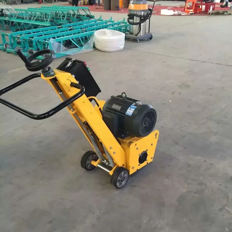 Electric gasoline diesel Road Milling Machine Concrete Asphalt Floor Milling Scarifier Machine