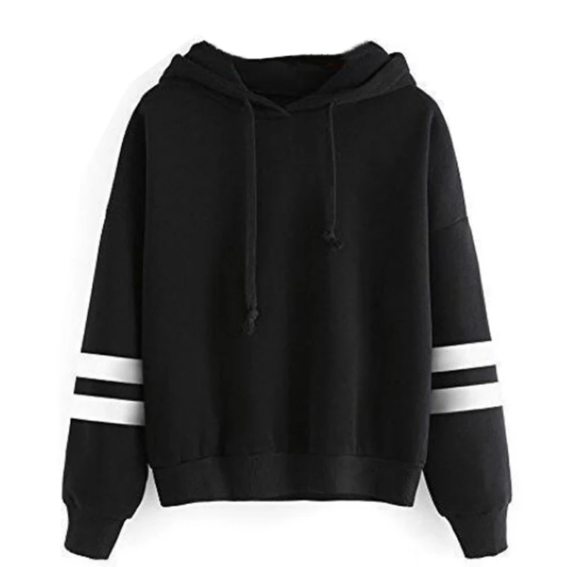 Women Sweatshirts Hot Sales Hoodies Fashion Daily Soft Pullovers Spring Versatile Jogging Striped Comfortable 2024 New Tracksuit