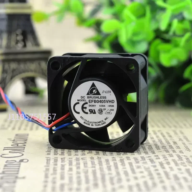 for Delta EFB0405VHD 4020 4cm 5V 0.50A 3-wire Server Inverter Chassis Fan