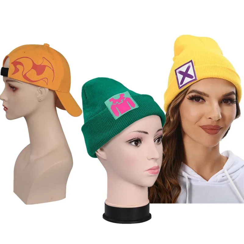 

Adult Disguise VALORANT Killjoy Raze Cosplay Hat Knitted Hip Hop Cap Baseball Hat Halloween Carnival Costume Accessories