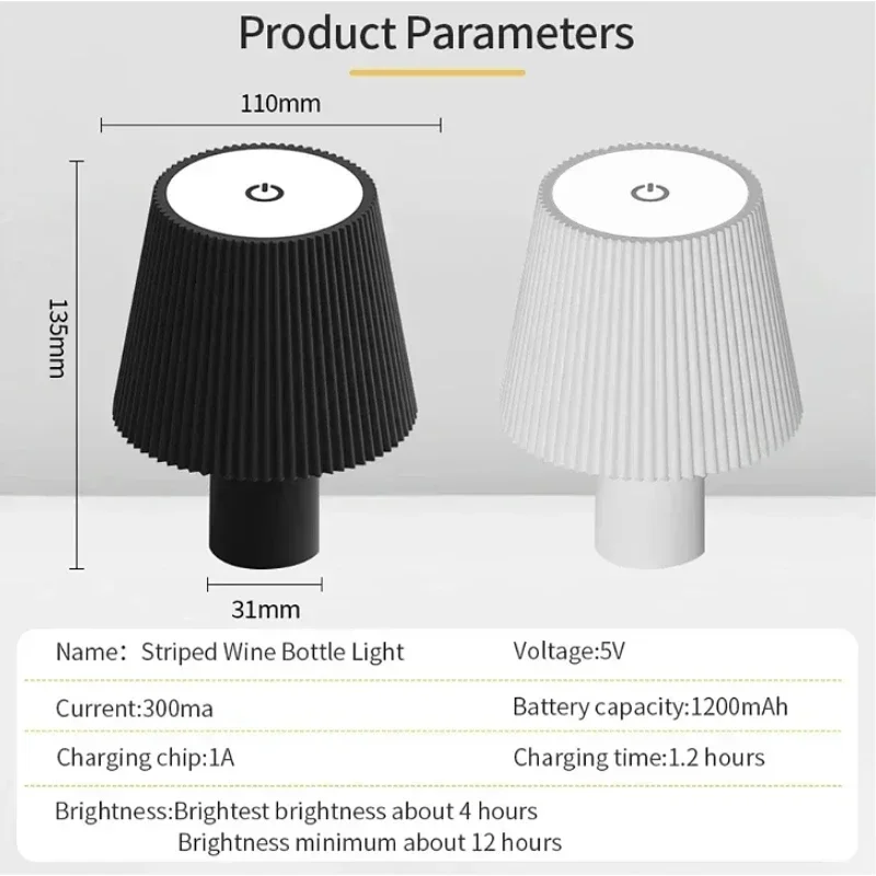 โคมไฟตั้งโต๊ะรูปขวดไวน์ LED สร้างสรรค์ พร้อมเซ็นเซอร์สัมผัส ไฟกลางคืน DIY สำหรับห้องนอน ห้องนั่งเล่น ห้องทำงาน ไฟตกแต่ง