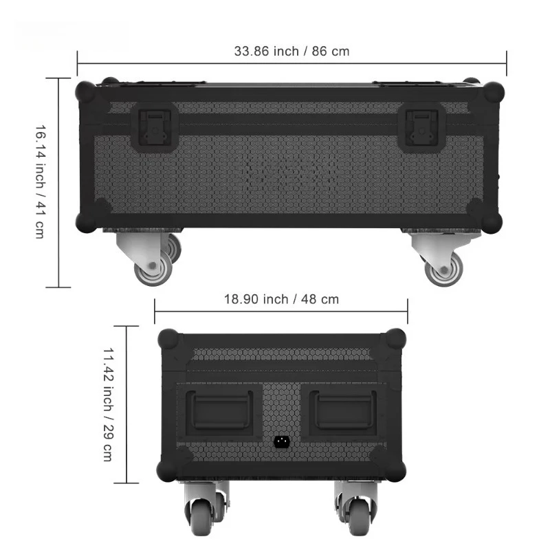Custom Flight case 6 8 10 Pcs for 6x18 Wireless Battery Uplights LED Par Light Stage Per Lights DJ Event