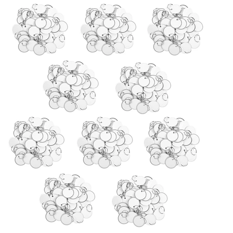 

Metal Rim Tags Key Tags Round Paper Tags With Metal Rings White Label For Car Keys And Door Keys (1000)