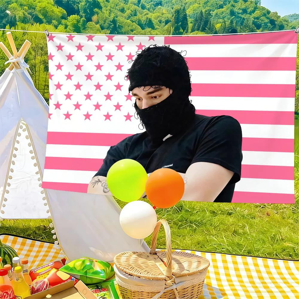 Yeat Singer A DANGEROUS LYFE Flag Suitable For Birthday Parties Living Room Bedroom And Outdoor Camping Decorations