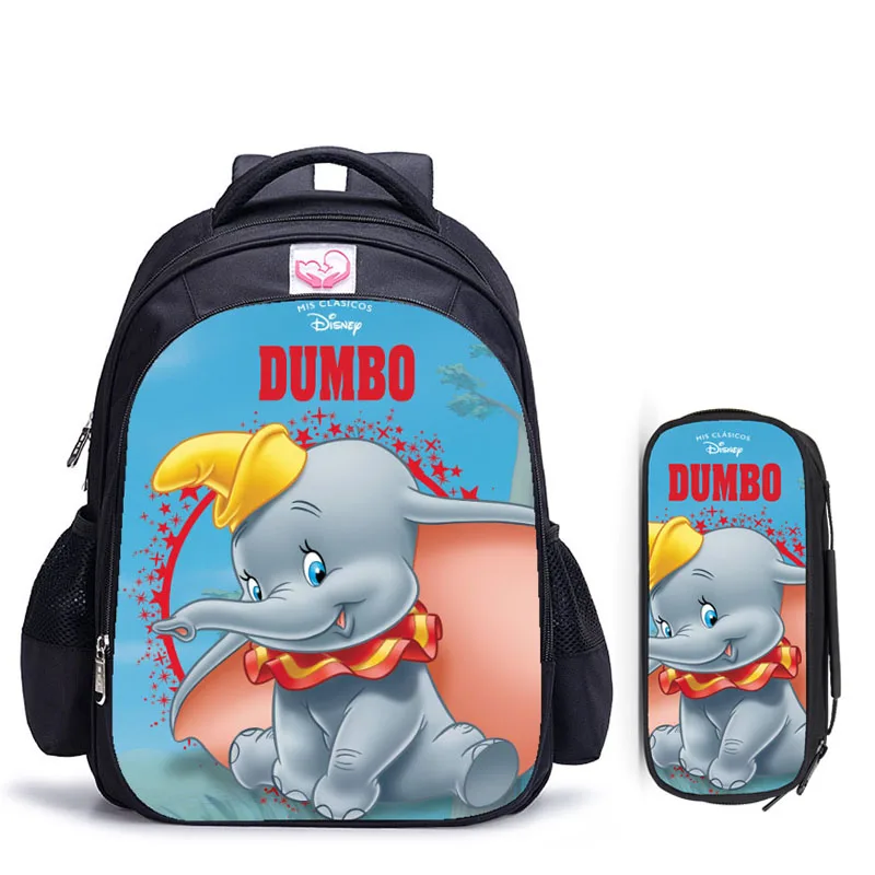 

16 Inch Disney Dumbo Children School Bags Orthopedic Backpack Kids School Boys Girls Mochila Infantil Catoon Bags