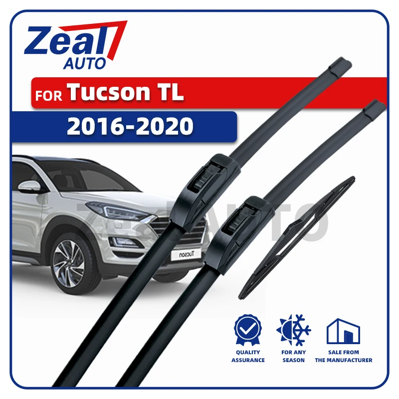 

Передние и задние щетки стеклоочистителя с левым рулем для Hyundai Tucson TL 2015-2021 2016 2017 2018 2019 2020 3x лобовое стекло 26 "16" 14 "аксессуары для щеток