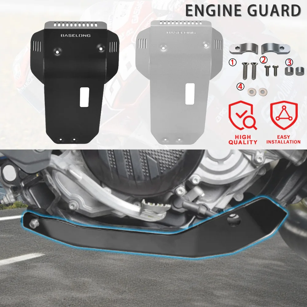 

For 250 400 450 520 525 EXC SX SXF 4-Stroke Stroke 2003-2006 2005 Motorcycle Skid Plate Engine Guard Sump Bash Protector Covers