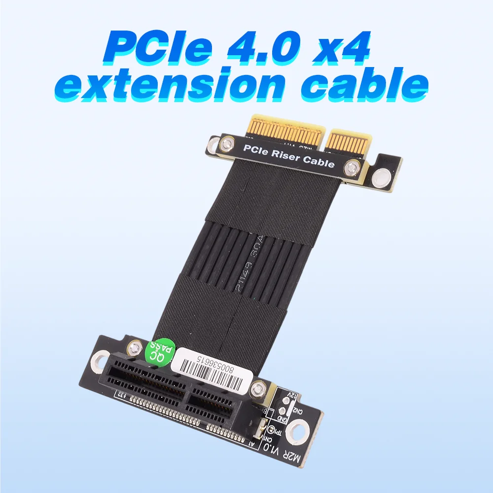 ADT PCI-E 3.0 /4.0 X4 to X4 延長ケーブル PCI Express 4x ライザーケーブル エクステンダー コンバーター アダプター キャプチャーカード (NVMe SSD USB対応)