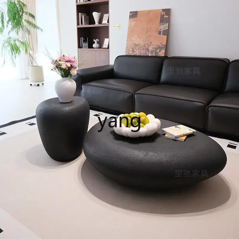 LTT Vintage Coffee Table Pebble Creative Living Room Home Irregular Modern Italian Minimalist Tea Table