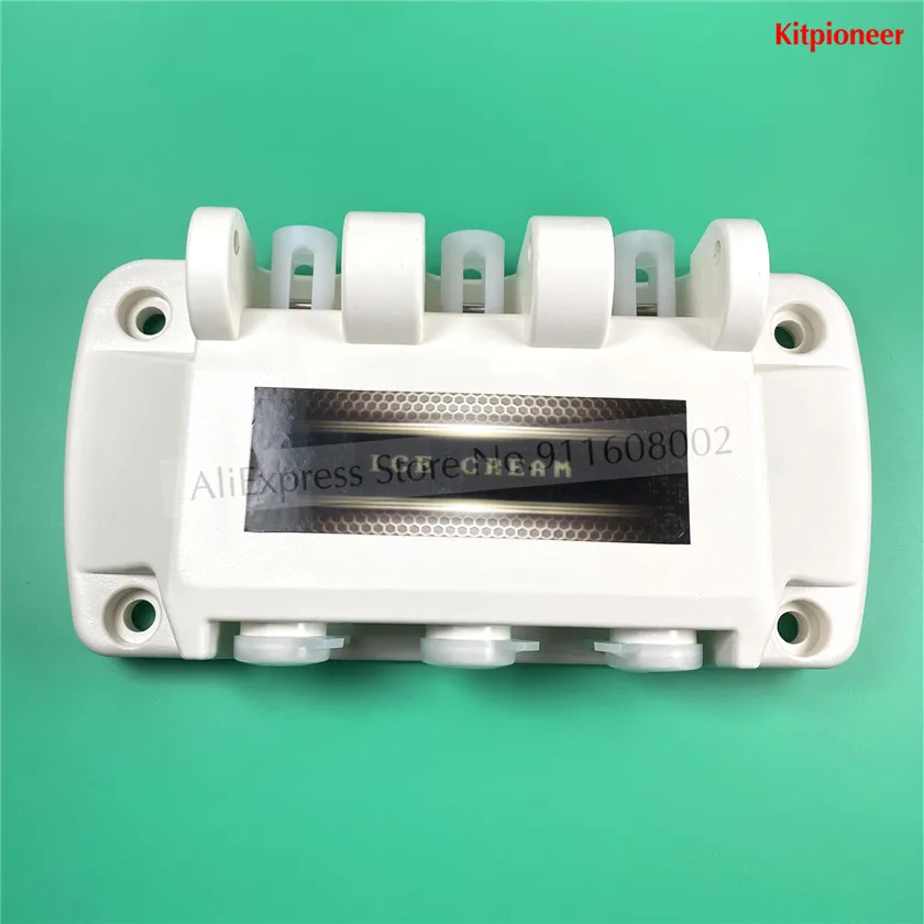 One Set Of Front Panel Spare Parts White Valve Block YKF/Stakol Ice Cream Makers Soft Serve Machines Fittings New Accessories