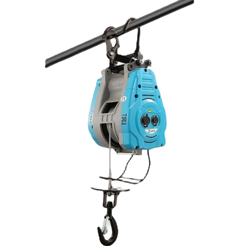 6-25M/MIN Infinite Speed Regulation Little King Kong Electric Hoist Household Lifting Winch Portable Electric Hoist Crane