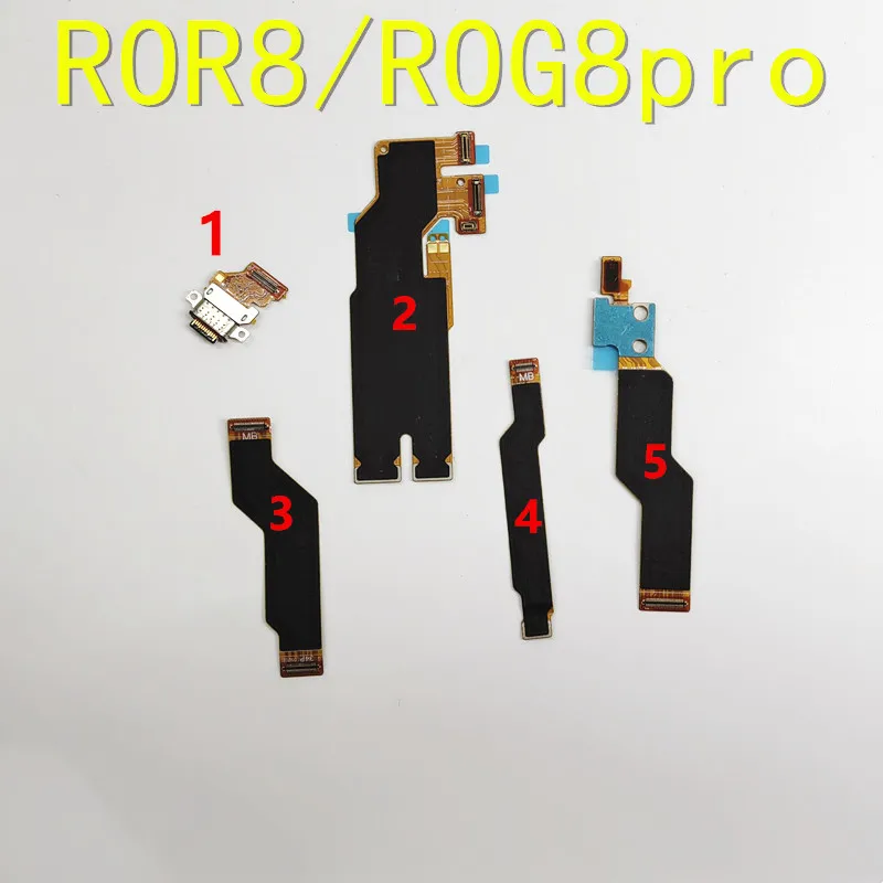 

For Asus Rog Phone 8 / 8 Pro Motherboard Main Board USB Charging Port Dock Camera LCD Screen Display Flex Cable Replacement