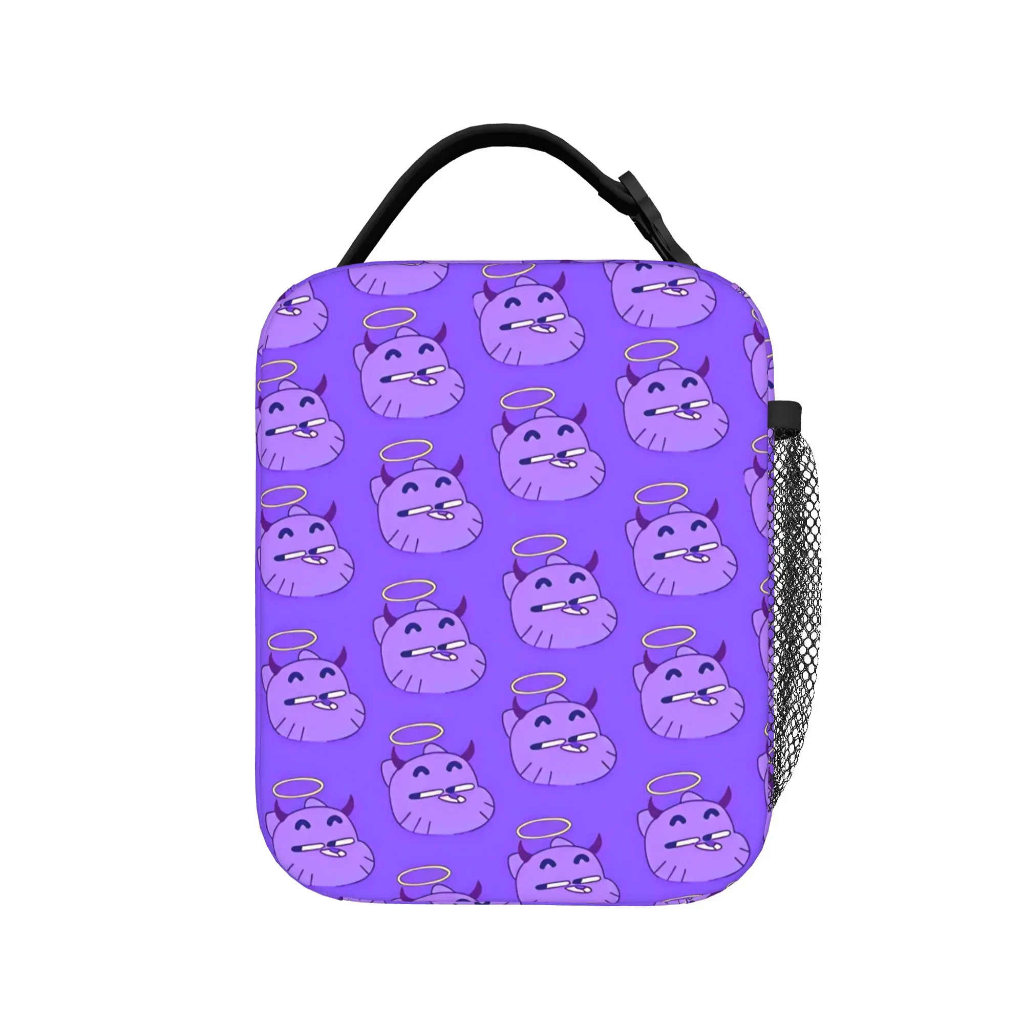 Devil Insulated Lunch Bags Thermal Bag Lunch Container Comedy The Amazing World Of Gumballs  Lunch Box Tote Food Bag