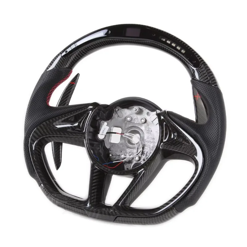 Real Carbon Fiber Steering Wheel New  Car Anti Slip Upgrade Parts