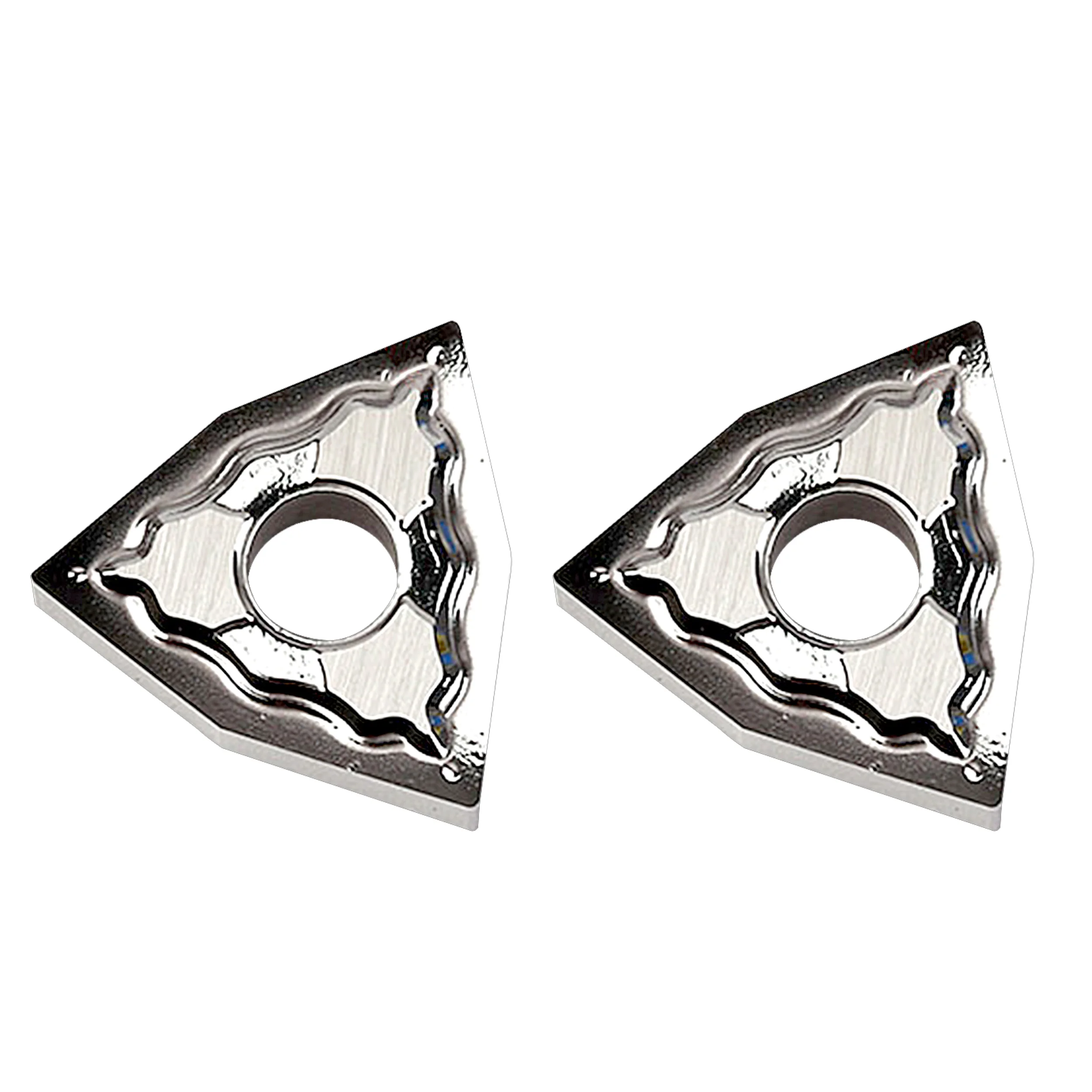Herramientas de torneado externo, insertos de carburo WNMG080402 HA H01 WNMG080404 HA H01 WNMG080408 HA H01, CNC, para aluminio, 10 piezas
