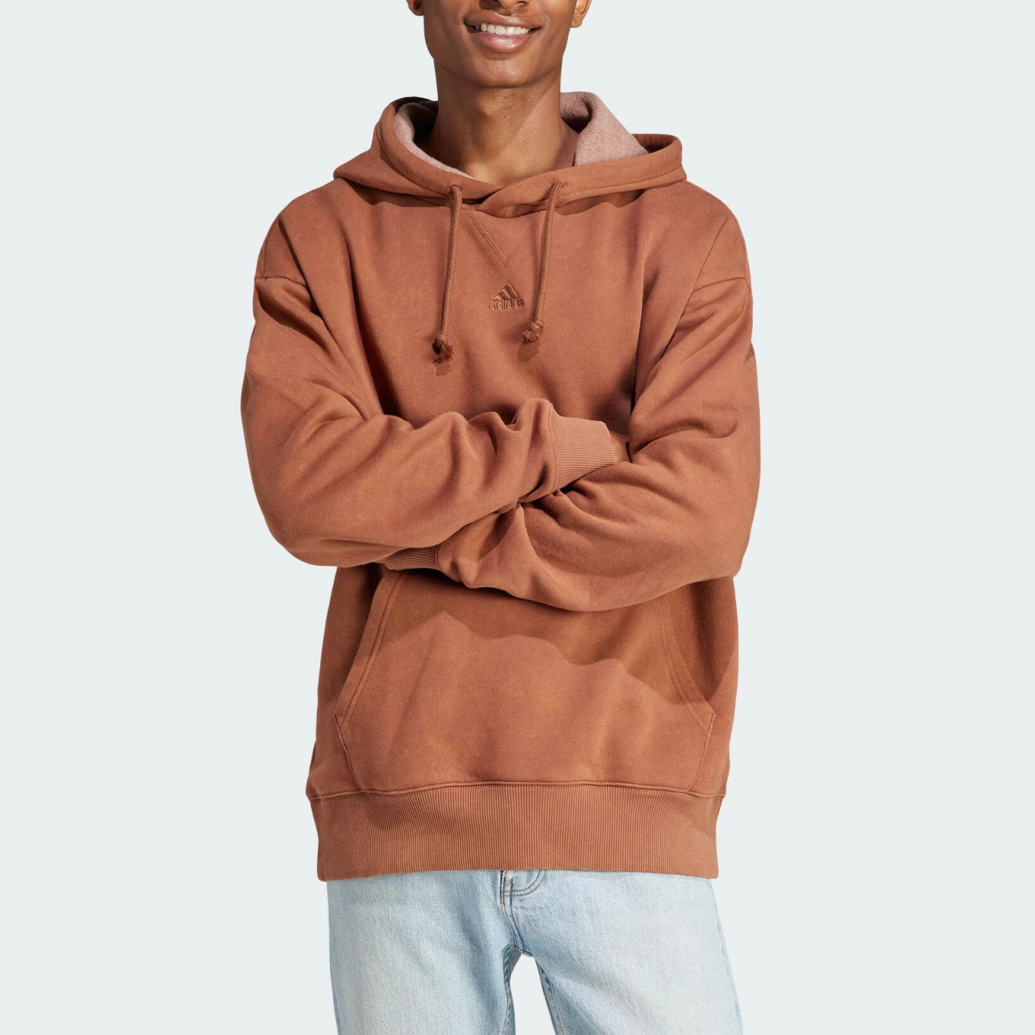 

Новое поступление Adidas Originals: мужская теплая повседневная спортивная толстовка с капюшоном на флисовой подкладке IJ6928