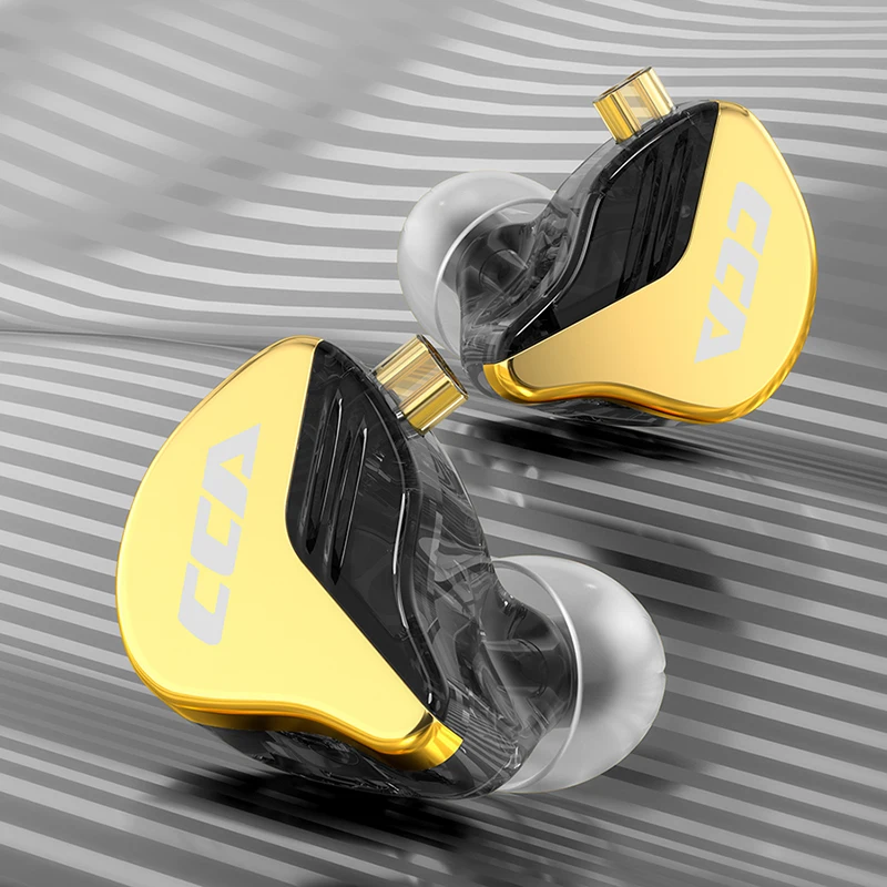 CCA CRA+wired headphones with 3.8-micron ultra-thin diaphragm, electronic sports gaming headphones with triple frequency balance