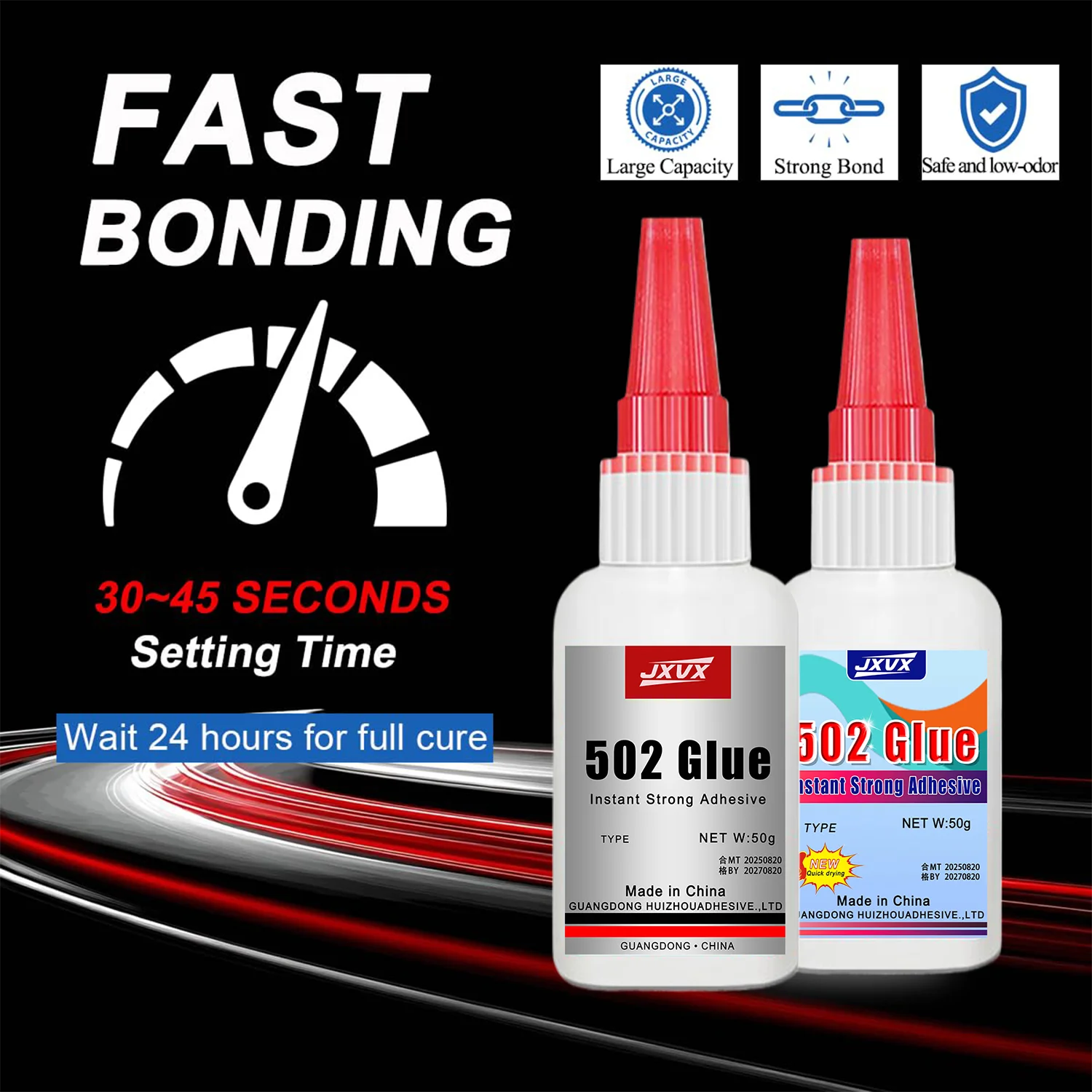 تجفيف فوري جديد 401 لاصق cyanoacrylate غراء قوي للغاية متعدد الأغراض لتجميع الألعاب والإصلاح للأطفال مناسب للمعادن والبلاستيك والجلد والمطاط والخشب