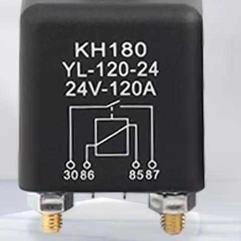 

Реле постоянного тока 12 В 24 В 100 А 120 А 200 А WM686, 4-контактное нормальное открытое реле стартера автомобиля для включения/выключения аккумулятора, разделенное реле заряда, переключатель