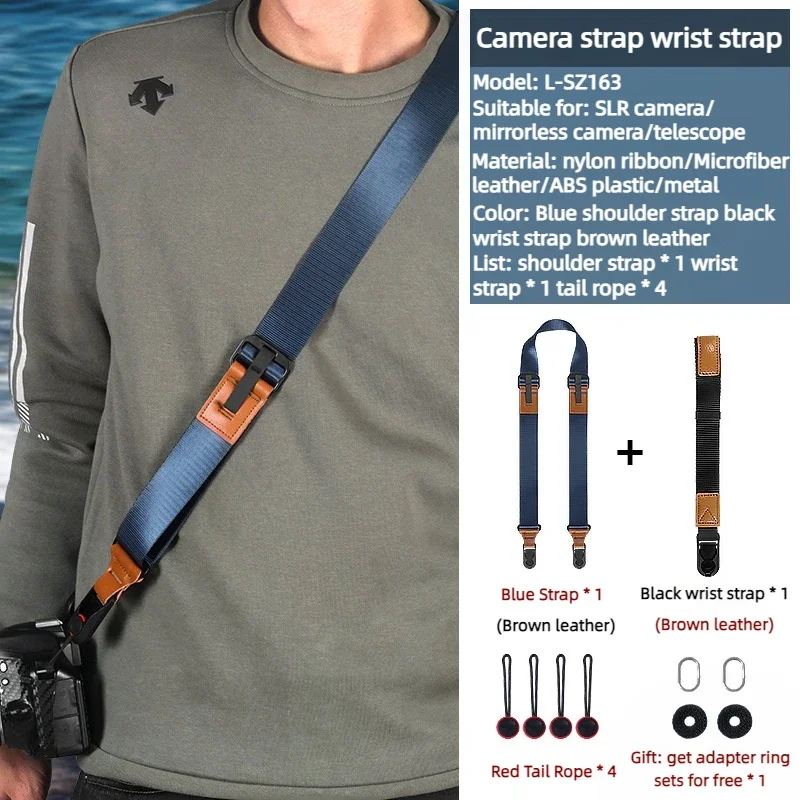 Camera Strap Nylon Adjustable Shoulder Neck Belt Quick Release Sling for Nikon Canon SLR DSLR Digital Camera Convenient Shoot