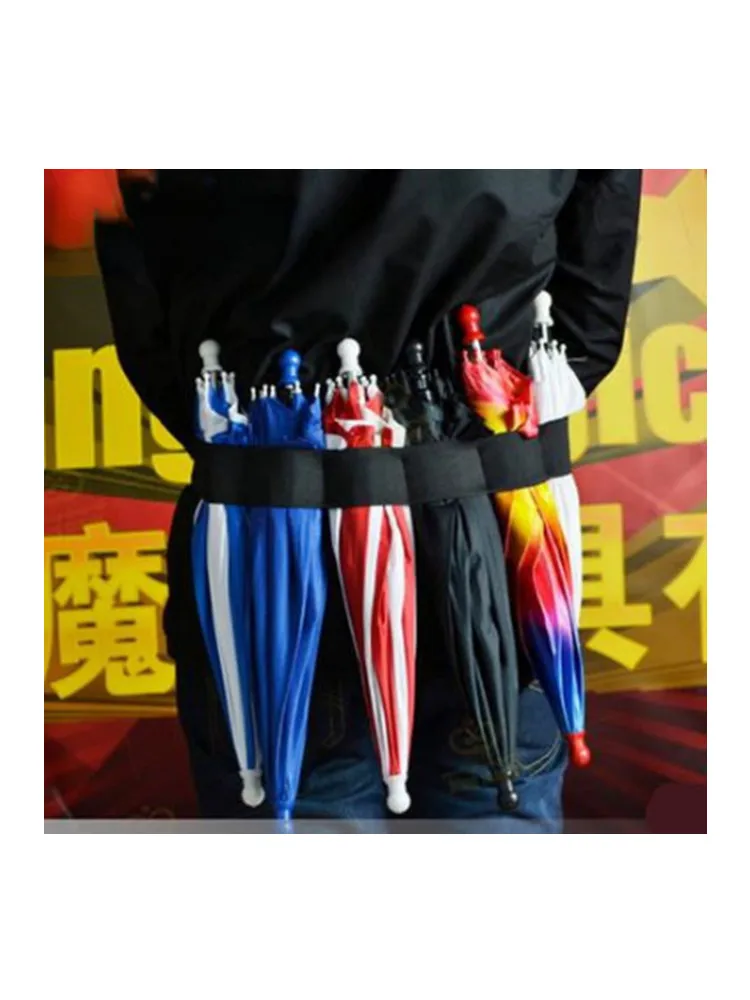 2pcs/lot Parasol Elastic Holder Umbrella Girdle Magie Trick Props Magia Umbrella Class Magic Show Gimmick Illusions