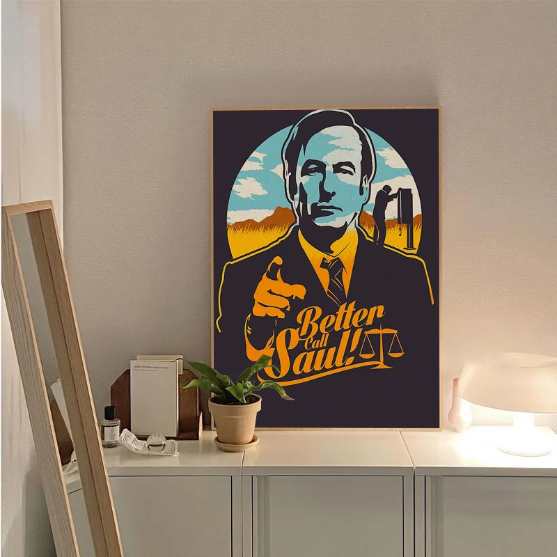 Better Call Saul Goodman Classic Movie Anime Posters Vintage Room Bar Cafe Decor Nordic Home Decor