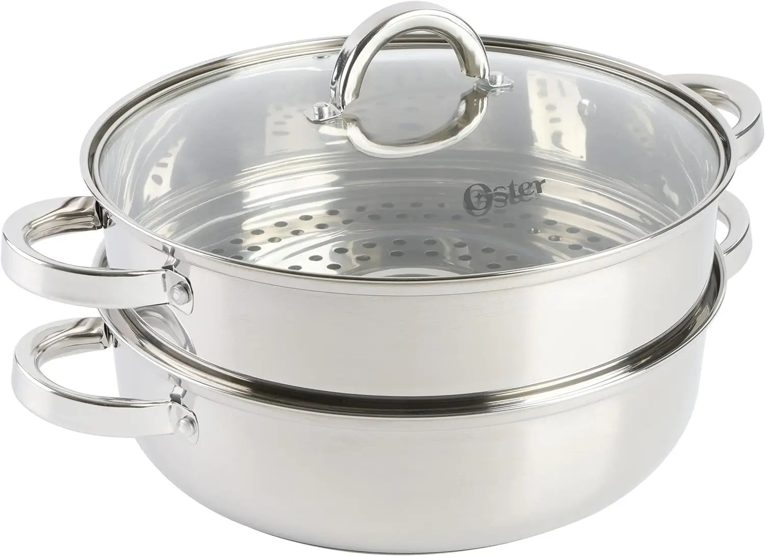 

Sangerfield Stainless Steel Cookware 11-Inch Everyday Pan w/Steamer and Lid