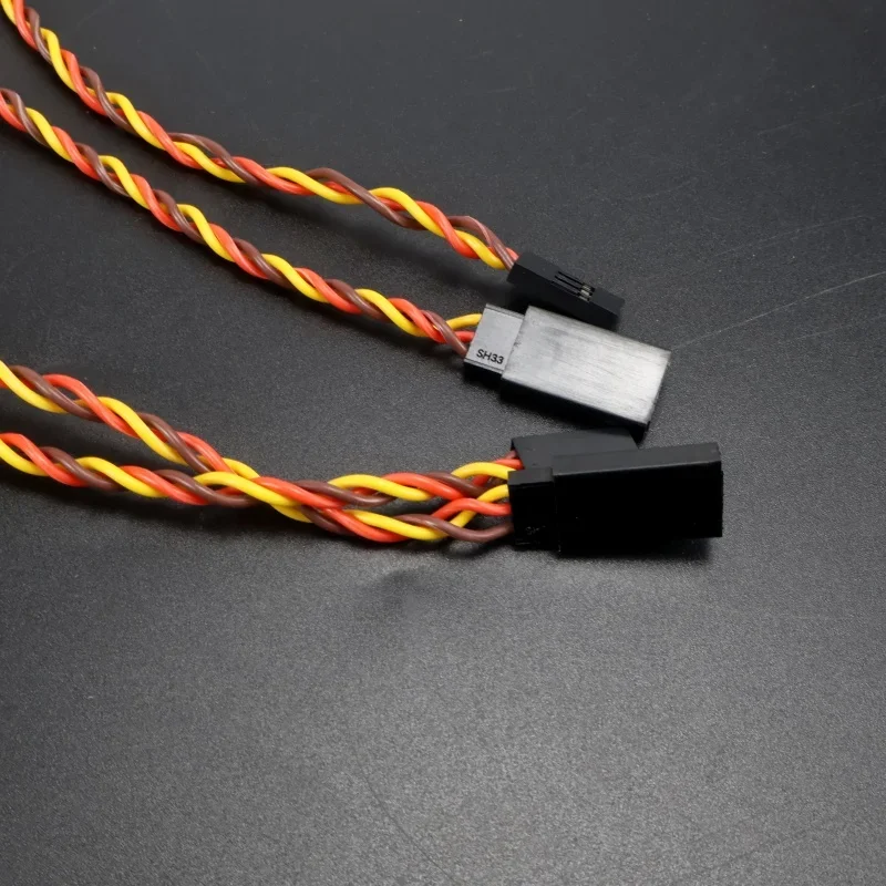 5 قطعة 10/15/20/30/50/100 سنتيمتر المضادة للتدخل سيرفو تمديد كابل 30 الأساسية ل Futaba و JR سيرفو هليكوبتر سيارة جزء لعبة #4