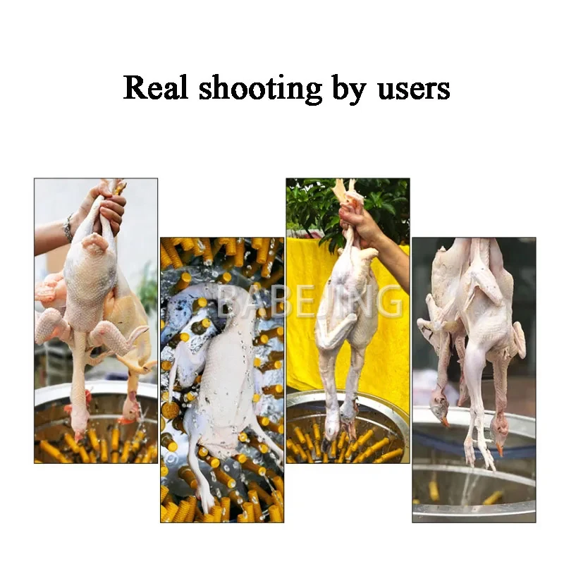 ベイブジン全自動ペット羽毛除去機、鶏、アヒル、ガチョウの羽毛除去機