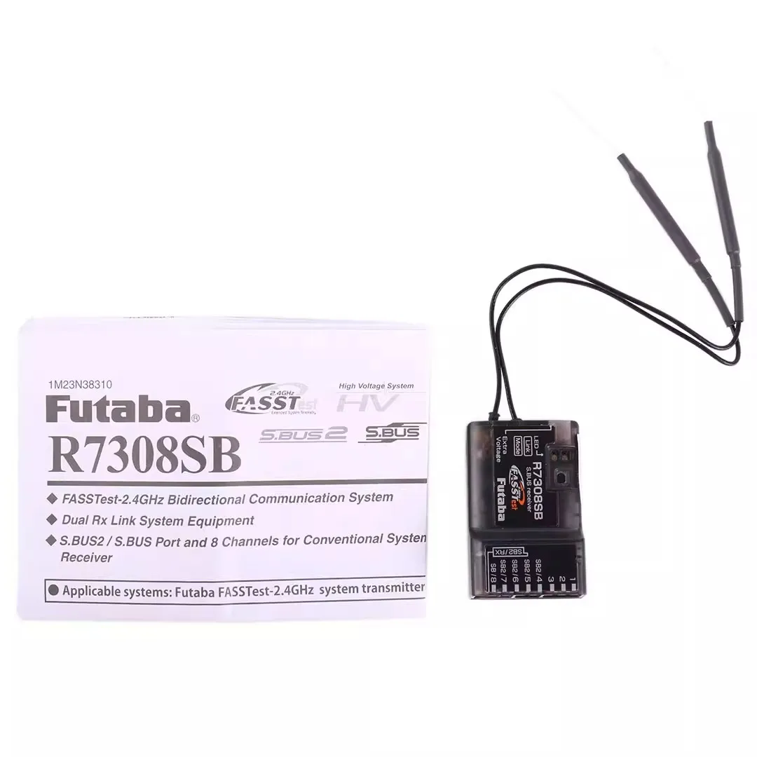 FUTABA R7308SB 2.4GHz FASSTest High Gain Antenna Receiver Upgrade of R7108SB SBUS2 8CH