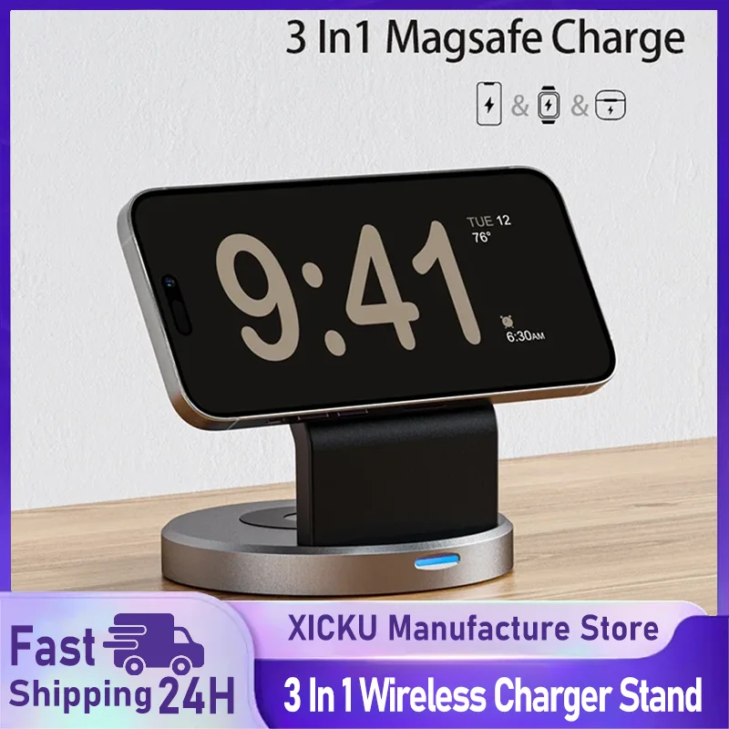 3 In 1 Wireless Cha… - image